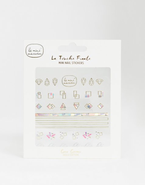 Le Mini Macaron – La Touche Finale – Kleine Nagelaufkleber – Geometrische Schmucksteine