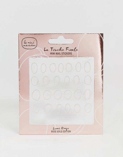 Le Mini Macaron La Touche Finale Mini Nail Stickers - Lunar Rings