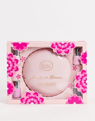 Le Mini Macaron 'La Vie En Bloom' Maxi Gel Manicure Kit