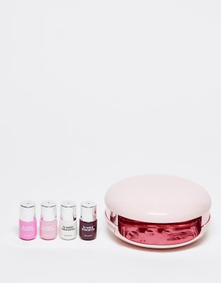 Le Mini Macaron Le Maxi La Vie En Bloom Deluxe Gel Manicure Set-Pink