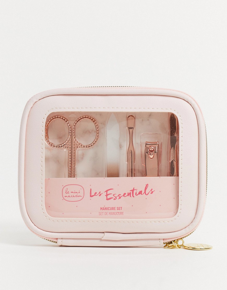 Le Mini Macaron Les Essentials Manicure Set-Gold