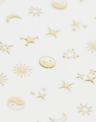 Le Mini Macaron "lucky Star" Mini Nail Stickers-multi