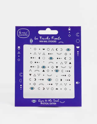 Le Mini Macaron Mini Nail Stickers - Eyes to Soul-Multi