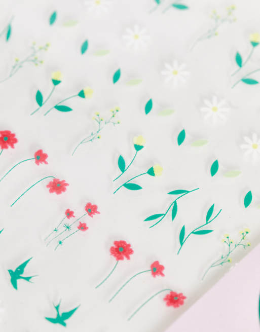 Le Mini Macaron – Mini naklejki na paznokcie – Wildflowers, 4 z 4