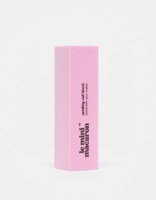 Le Mini Macaron Sanding Nail Block Pink-no Color