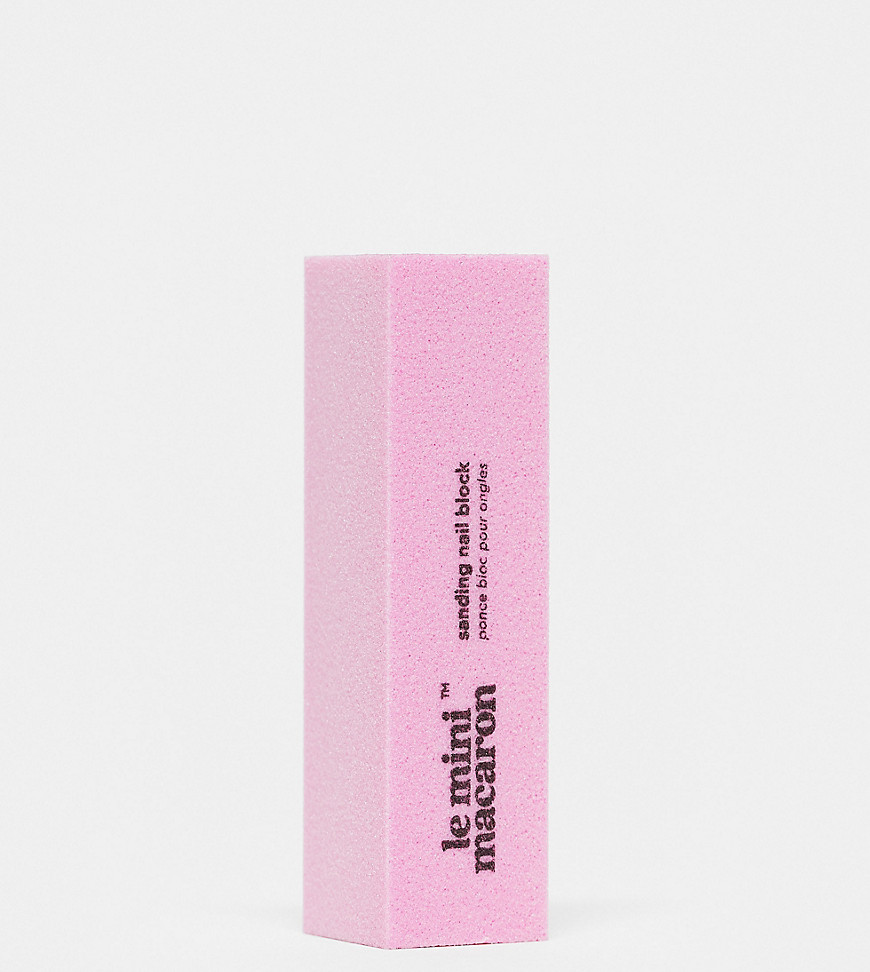 Le Mini Macaron Sanding Nail Block Pink-No color