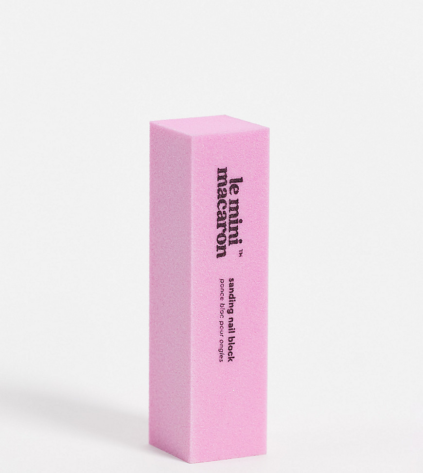 Le Mini Macaron Sanding Nail Block Pink-No colour