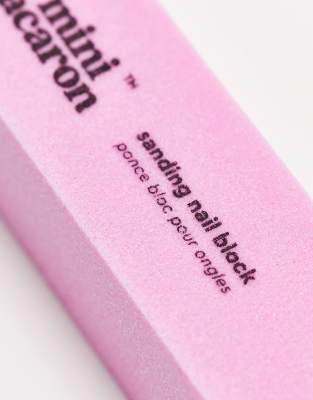 Le Mini Macaron Sanding Nail Block Pink-no Color