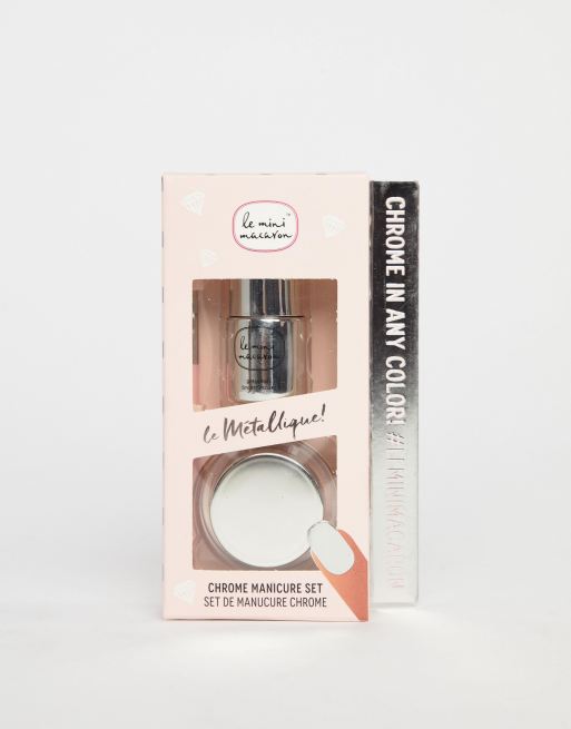 Le Mini Macaron - Set per manicure cromata