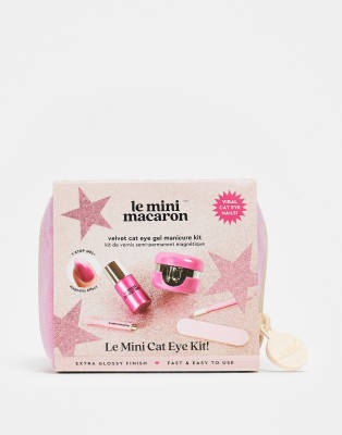 Le Mini Macaron Le Mini Macaron Velvet Cat Eye Gel Manicure Kit-Pink