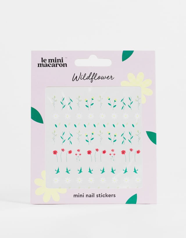 Le Mini Macaron ""Wildflowers"" Mini Nail Stickers