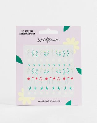 Le Mini Macaron "Wildflowers" Mini Nail Stickers-No colour