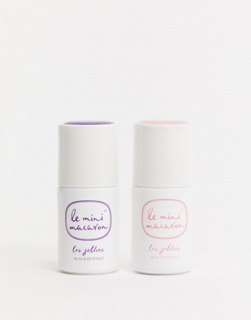Le Mini Macaron X ASOS EXCLUSIVE - Gel nagellak Duo - Grape Jelly + Rose Jelly BESPAAR 20%-Multi