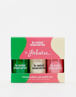 Le Mini Macaron x Heluviee Gel Polish Trio-Multi