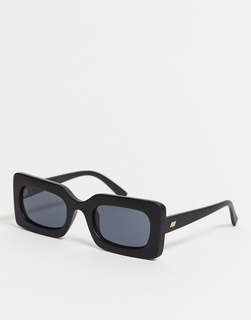 Le Specs damn square sunglasses-Black