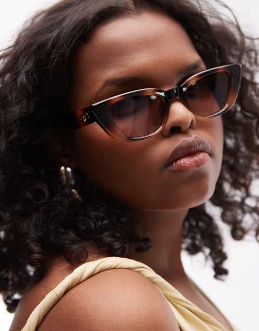 Le Specs dreamlover cat eye sunglasses in tortoiseshell | ASOS display picture 1