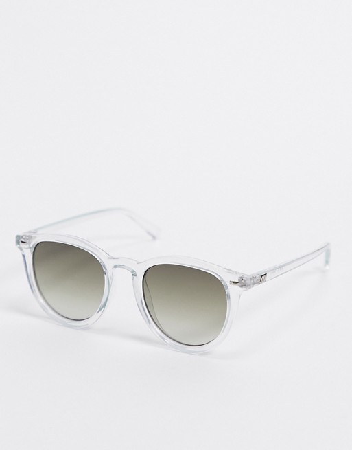 Le Specs fire starter sunglasses in white