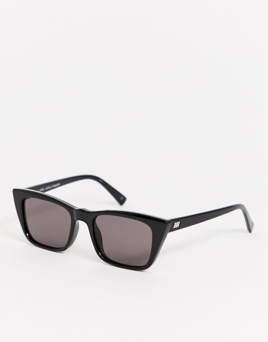 Le Specs I Feel Love square sunglasses-Black