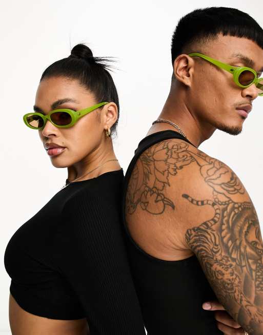 Le Specs – Limited Edition – Outta Love – Festival-Sonnenbrille in Grün, 2 von 4
