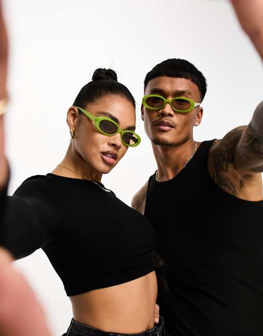 Le Specs – Limited Edition Outta Love – Zielone okulary przeciwsłoneczne