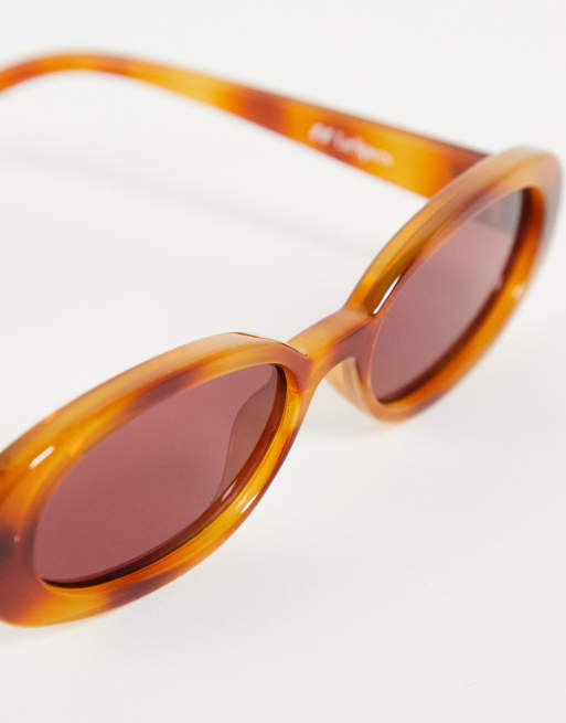 Le Specs - Outta Love - Lunettes de soleil vintage effet écaille de tortue - Rose, 2 de 4
