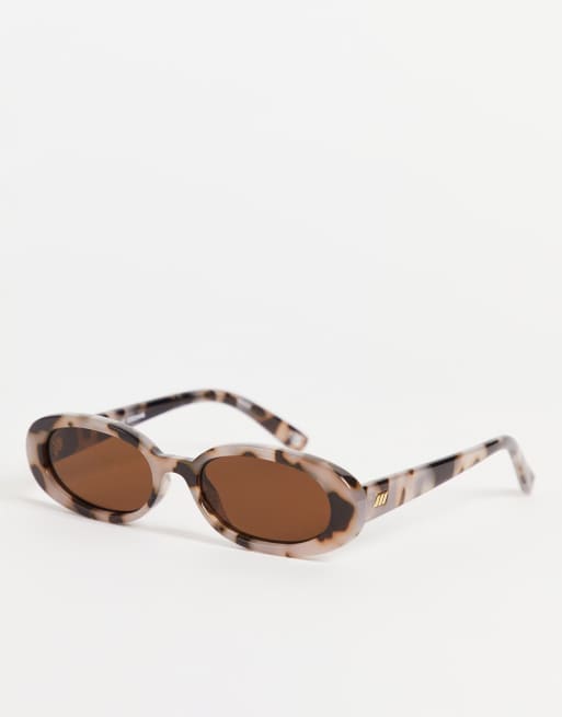 Le Specs outta love sunglasses in cookie tort | ASOS