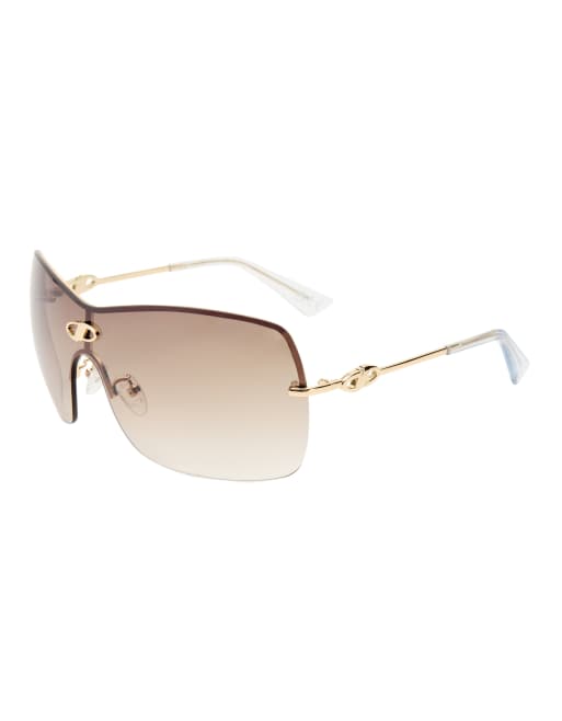 Le Specs – Paralell Universe – Visor-Sonnenbrille in Gold mit Farbverlauf, 2 von 5