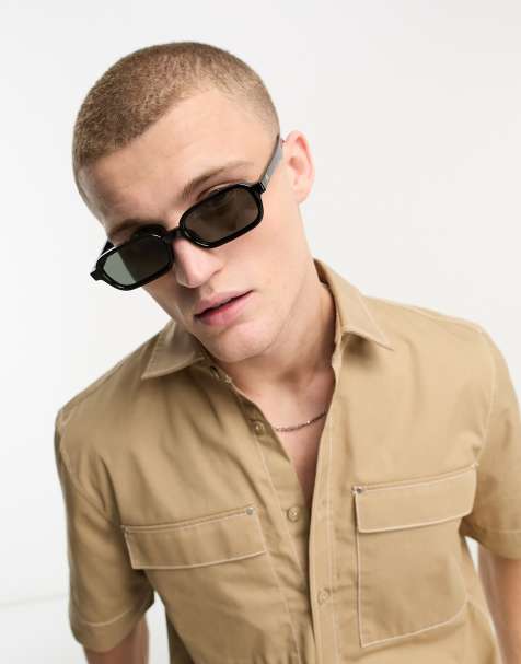 Le Specs - Pilferer - Occhiali da sole neri con lenti verdi - view 1