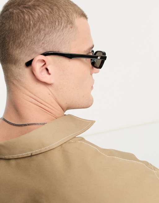 Le Specs – Pilferer – Svarta solglasögon med gröna glas, 2 av 4
