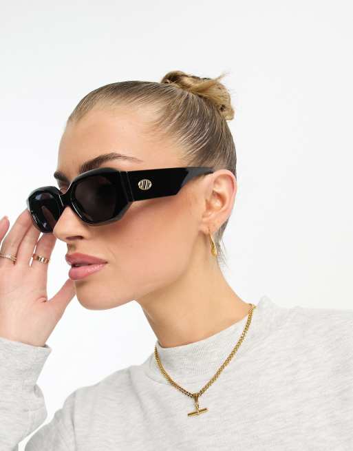 Le Specs – Slaptrash – Czarne okulary przeciwsłoneczne