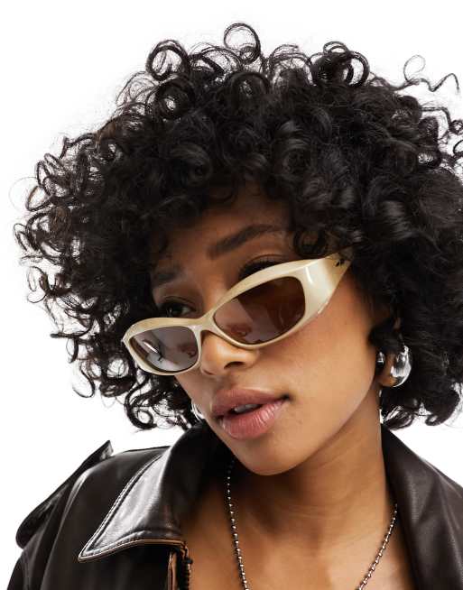Le Specs - Swift - Lunettes de soleil enveloppantes - Fauve