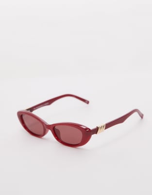 Le Specs The Whisperer Oval Sunglasses