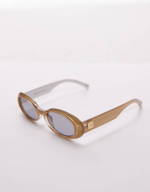 Le Specs – Work It – Olivgröna, ovala solglasögon, 2 av 3