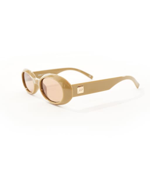 Chic Pistachio Oval Le Specs Sunglasses Le Specs Outta Love sunglasses for ADULT-UNISEX, Men, Women  main image 4