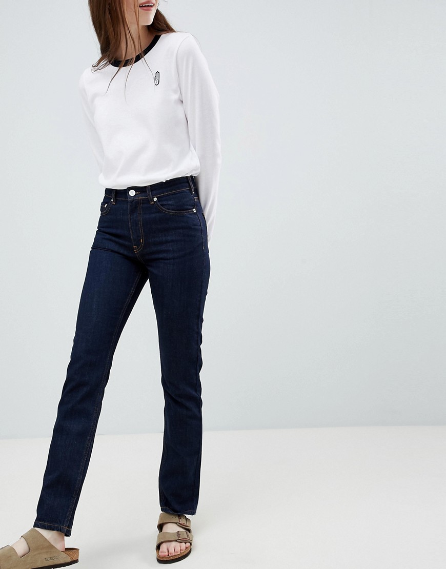 Lea skinny jeans fra Wood Wood-Blå