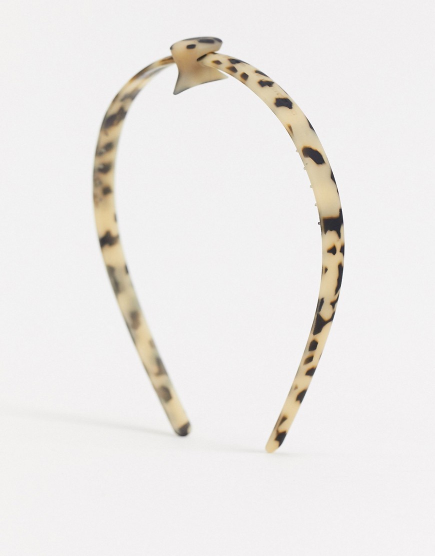 Limited Tokyo Tortoiseshell Parting Tool Head Band-No color