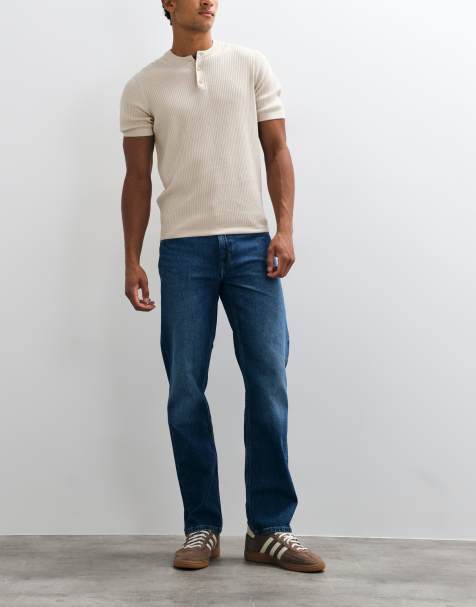 Lee afslappede jeans med lige ben i mellemvask - view 1