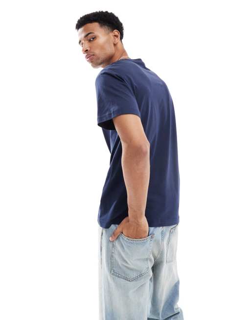 ◆LEE◆ Lee Archive Graphic T-Shirt Navy Lee archive chest logo relaxed fit t-shirt in navy | ASOS
