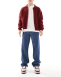 [Lee] Lee Asher lightweight loose straight fit jeans in mid blue wash W33 L32 Skater Stone