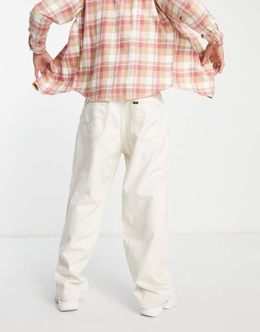 Lee Asher loose fit jeans in ecru, 2 of 4