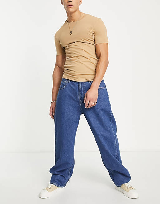 ASOS Herren Kleidung Hosen & Jeans Jeans Baggy & Boyfriend Jeans Asher loose fit jeans in ecru 