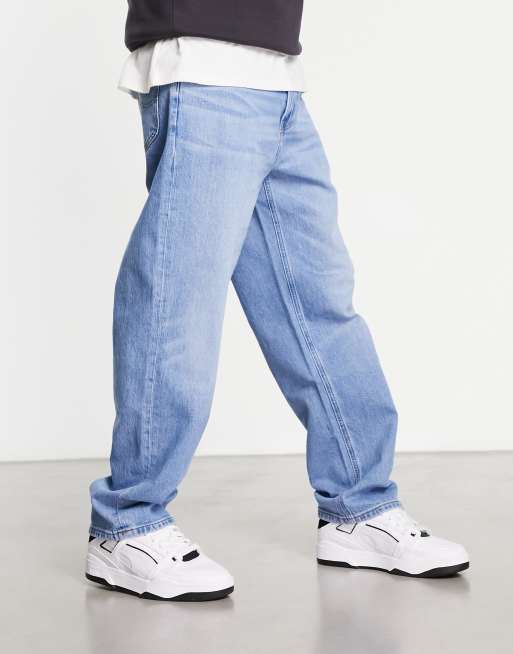 Lee ASHER - Relaxed fit jeans - true blue light/blue denim