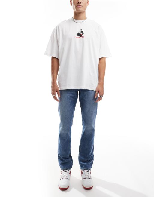 Lee – Brooklyn – Gerade geschnittene Jeans in mittlerer Vintage-Waschung