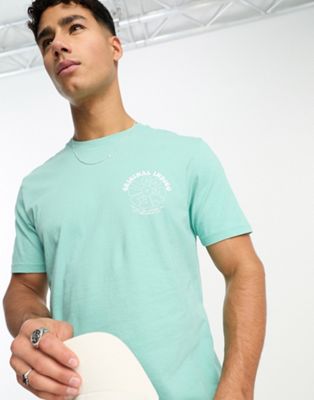 Lee bubble logo print t-shirt in light green