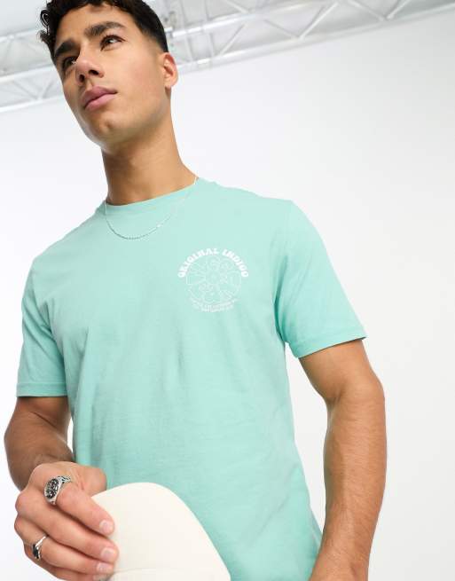Lee bubble logo print t-shirt in light green