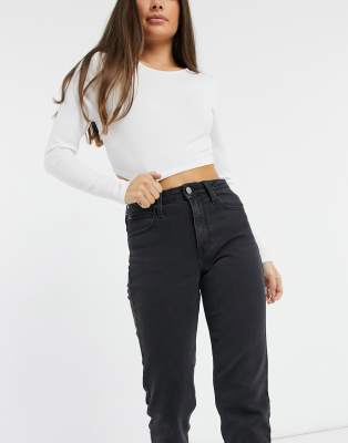 cropped straight pants