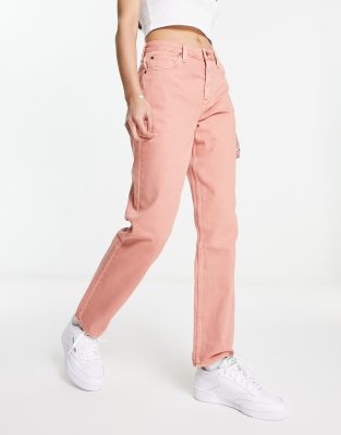 Lee carol straight leg jeans in  rust denim - ASOS Price Checker