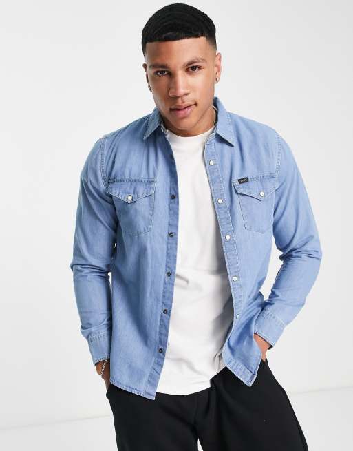 Chemise jean lee hot sale