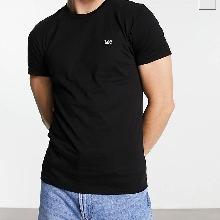Lee crew neck t-shirt 2 pack | ASOS
