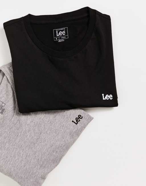 Lee crew neck t-shirt in 2 pack, 4 of 4